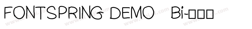FONTSPRING DEMO   Bi字体转换